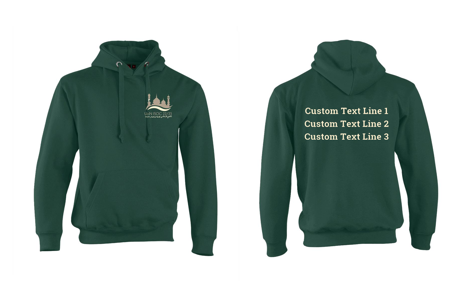 Notts Isoc- Plain Hoodie in Dark